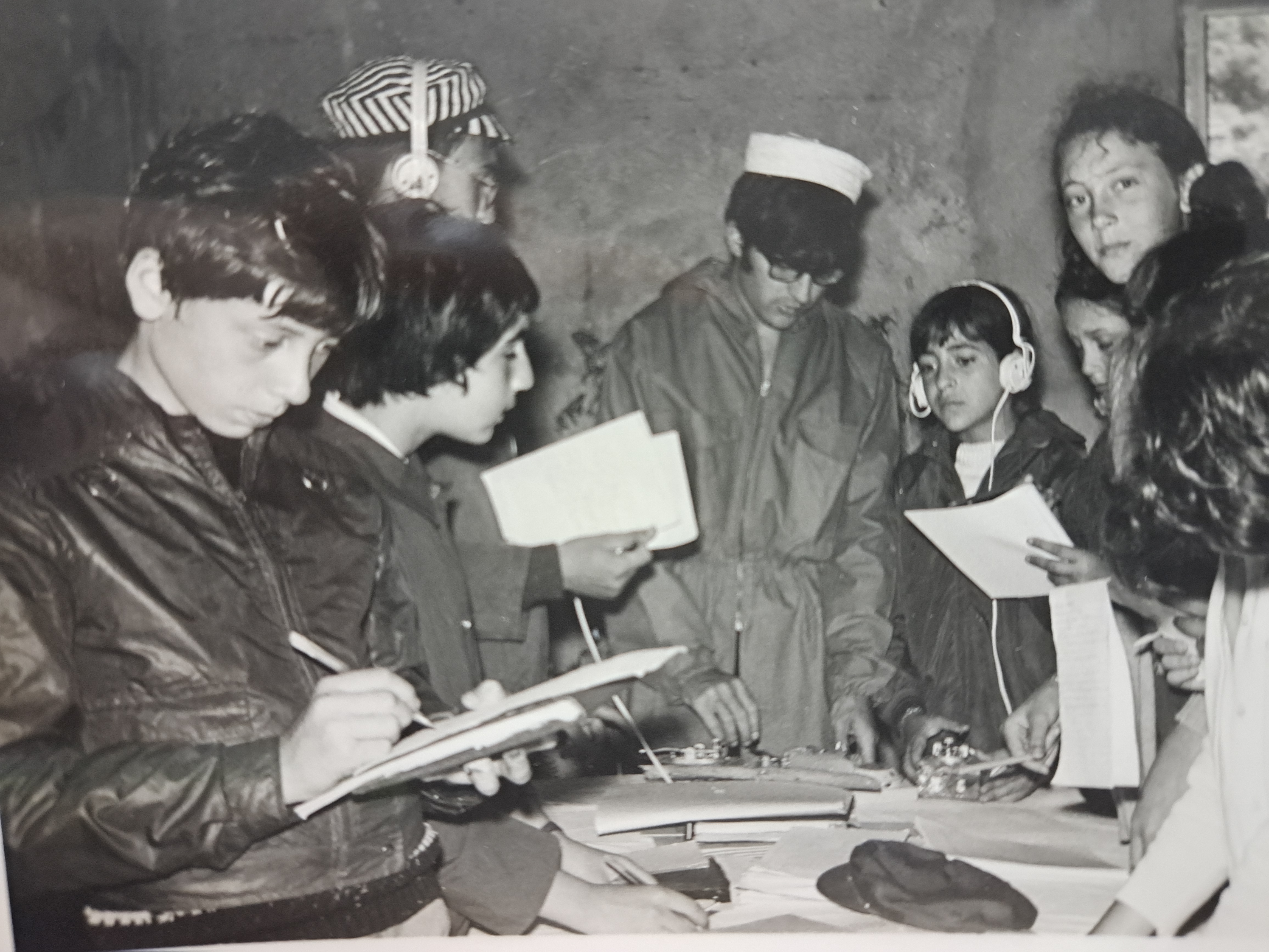 Pionniers Champlan juillet 1969 Atelier Code Morse