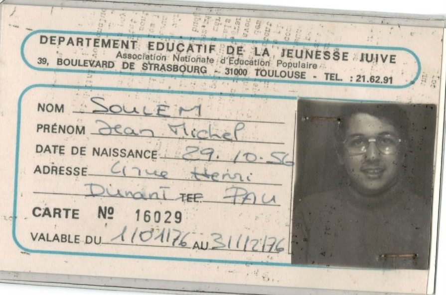 Pau Carte de Responsable Verso