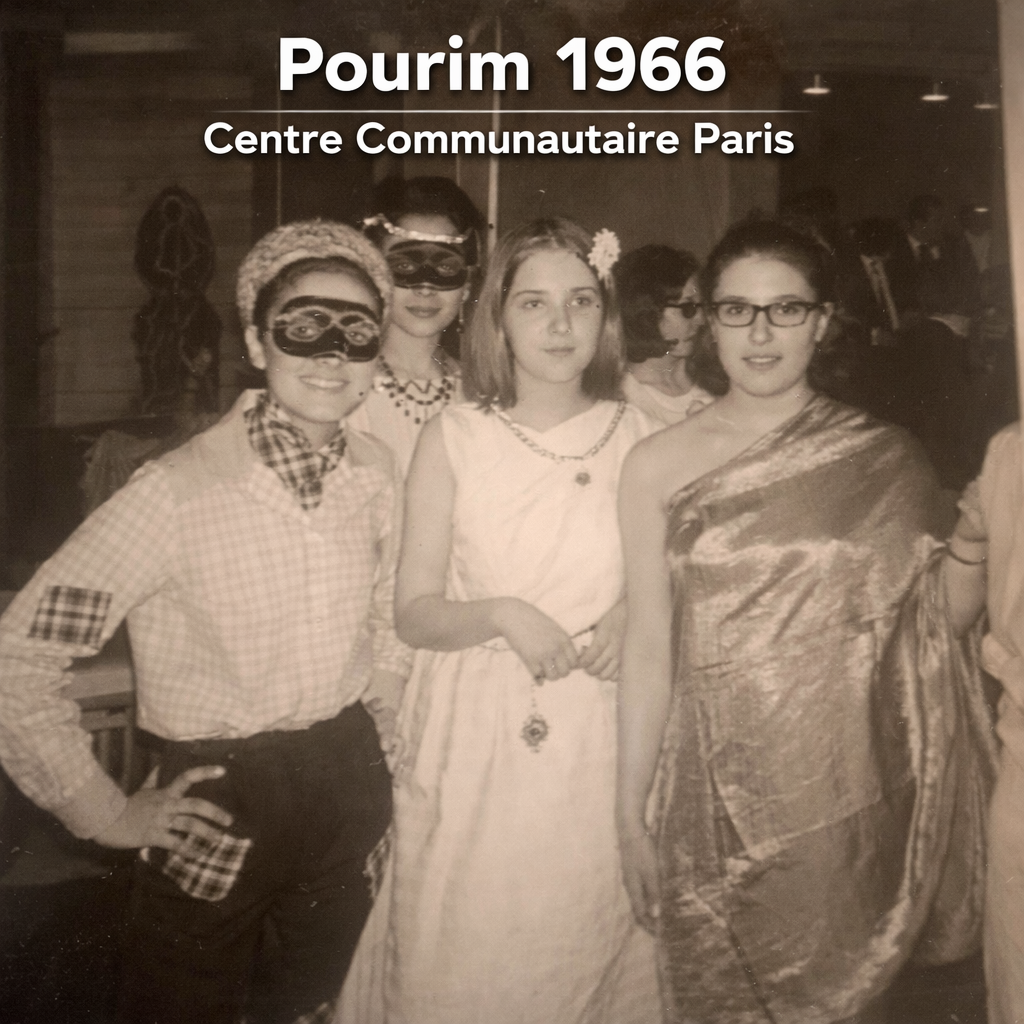 Pourim 1966 Nicole Okra